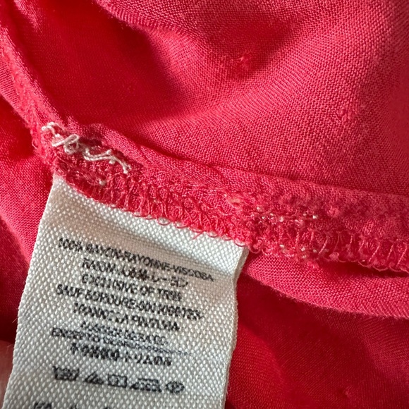 Free People Everyday Girl Swiss Dot Embroidered Button Down Shirt Size Medium - Picture 5 of 6